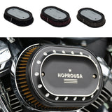 Hoprousa High-flow Washable Air Filter for Harley Davidson Softail 2018+ Fatboy Breakout Streetbob 2017+ Touring Road King Street Glide All 114 Engine Motorcycle Air Filter