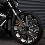 Hoprousa Motorcycle Front Rear Wheels 3D Ape Custom Forged Gloss Black Rims 18X4.5inch 21x3.5inch 18x8.5inch For Harley Sotail Brekout Fatboy 2018-2023