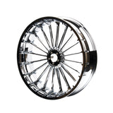 Hoprousa Chrome Front 18x4.25 21x3.5 23x3.75 21x5.5 Inch Rear 18x8.5 Inch Harley Wheels For Harley Davidson Softail Fat Boy 2018-2024, Tubeless Wheels Rims