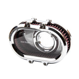 Hoprousa Motorcycle Air Cleaner Super Ring Chrome Transparent High-Flow For Harley Davidson 2018+ Softail All Model Fatboy Breakout 2017+ Touring All Model Road King Street Electra Glide Trike