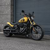 Hoprousa 21" x 3.25" Front Spoke Wheel Rims Gloss Black for Harley Davidson Softail 2018-2023 Street Bob Softail Standard - 21 x3.25 Inch Harley Wheels Tubeless Motorcycle Rims